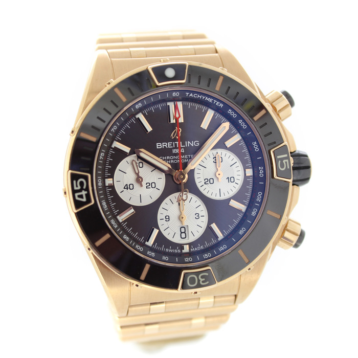 Breitling Super Chronomat B01 44 RB0136E31Q1R1 Rosegoud 18K Tweedehands 4948-2114 Juwelier Clem Vercammen.jpg