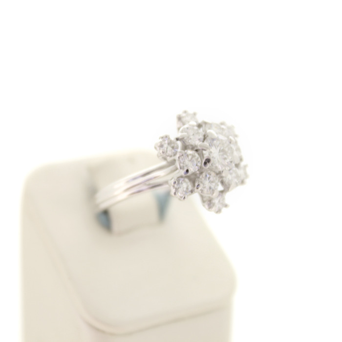 Ring Entourage Witgoud 18 Karaat Briljanten Tweedehands 4497-3291 Juwelier Clem Vercammen.jpg