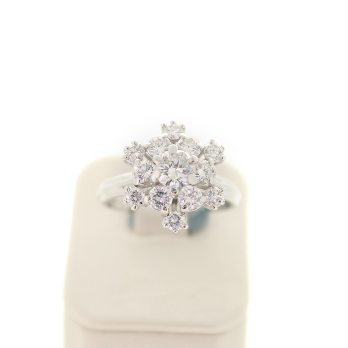 Ring Entourage Witgoud 18 Karaat Briljanten Tweedehands 4497-3291 Juwelier Clem Vercammen.jpg