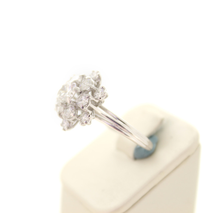 Ring Entourage Witgoud 18 Karaat Briljanten Tweedehands 4497-3291 Juwelier Clem Vercammen.jpg