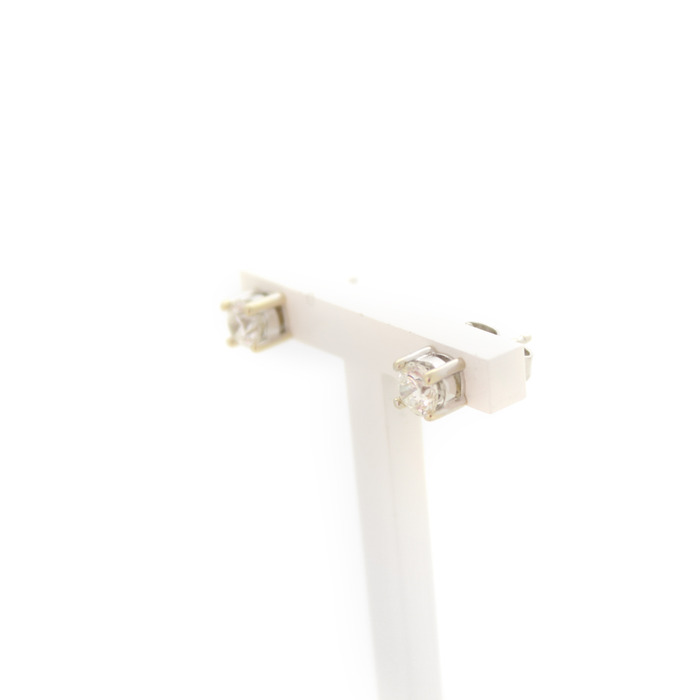 Oorstekers Solitair Witgoud 18 Karaat Briljant Tweedehands 4935-3292 Juwelier Clem Vercammen.jpg