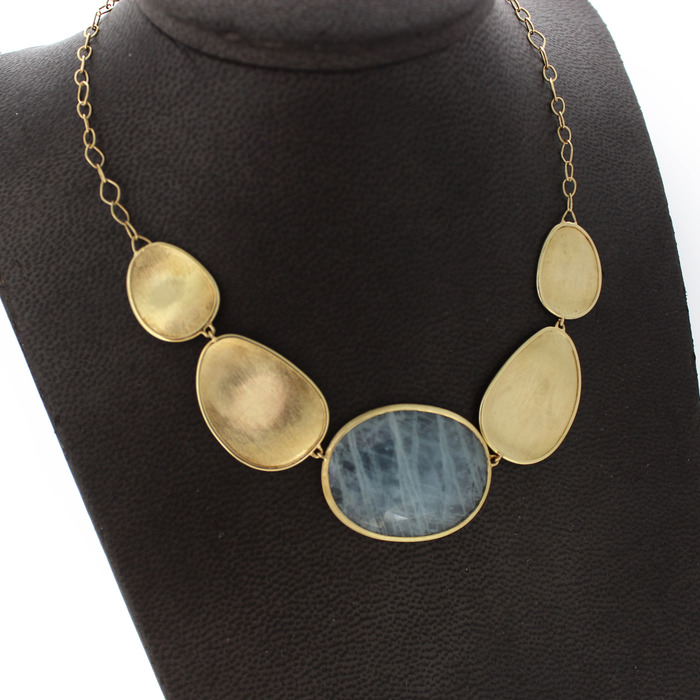 Collier Marco Bicego Lunari Geelgoud 18 Karaat Auamarijn TWeedehands 4848-2301 Juwelier-Clem Vercammen.jpg