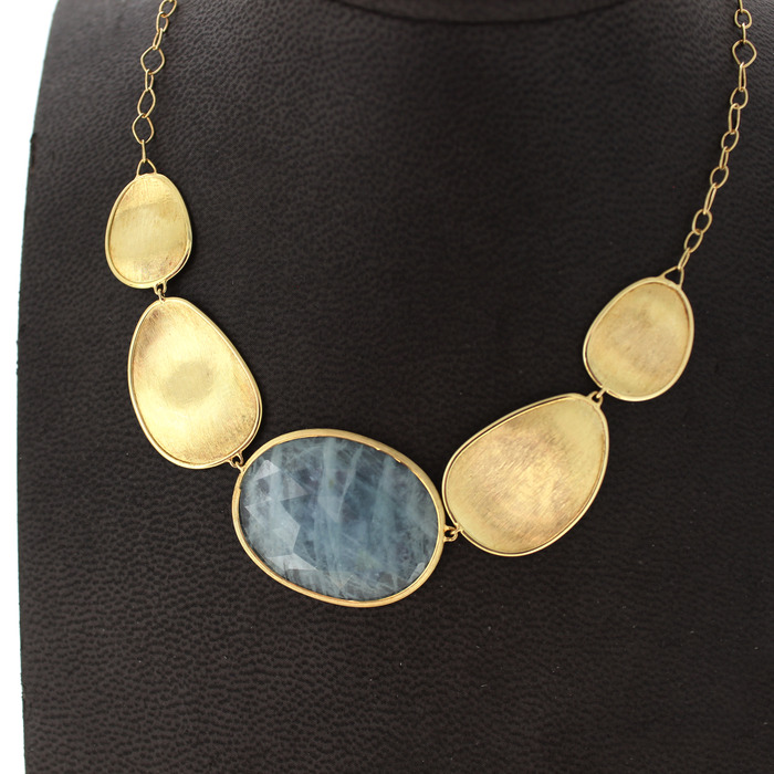 Collier Marco Bicego Lunari Geelgoud 18 Karaat Auamarijn TWeedehands 4848-2301 Juwelier-Clem Vercammen.jpg