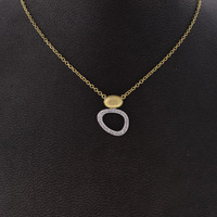 Juweel Femme Adorée Ketting 18K Geelgoud met 18K witgoud en briljanten '4799-3296-TWDH' Juweel Femme Adorée Ketting 18K Geelgoud met 18K witgoud en briljanten '4799-3296-TWDH'
