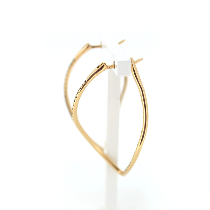 Oorbellen Mattioli Navettes Ros Goud 18 Karaat Briljanten TWeedehands 4800-3297 Juwelier Clem Vercammen.jpg