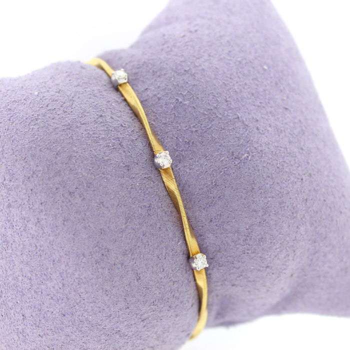 Marco Bicego Armband Marrakech Geelgoud 18 Karaat Briljanten TWeedehands 4904-3299 Juwelier Clem Vercammen.jpg