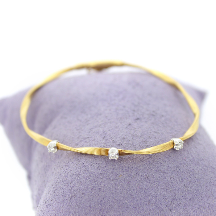 Marco Bicego Armband Marrakech Geelgoud 18 Karaat Briljanten TWeedehands 4904-3299 Juwelier Clem Vercammen.jpg
