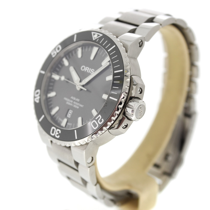 Oris Aquis Titanium Date 0173377307153-0782415PEB Tweedehands Automaat 5105-2128 Juwelier Clem Vercammen.jpg