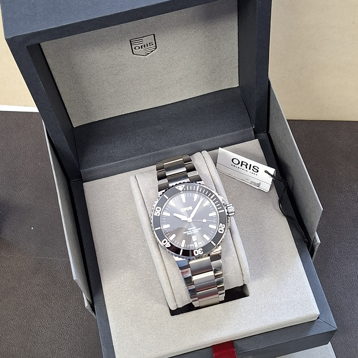 Oris Aquis Titanium Date 0173377307153-0782415PEB Tweedehands Automaat 5105-2128 Juwelier Clem Vercammen.jpg