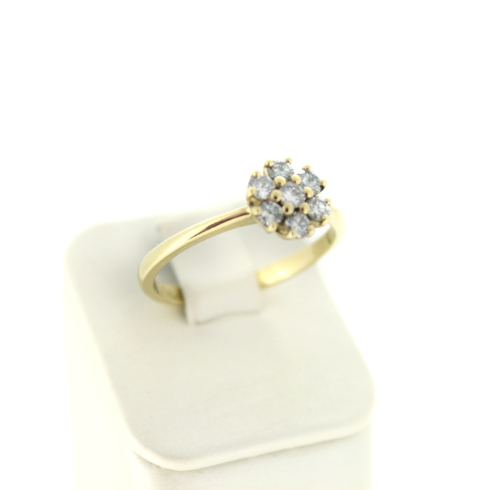 Ring Geelgoud 18K Briljanten TWeedehands CV-3277 Juwelier Clem Vercammen.jpg