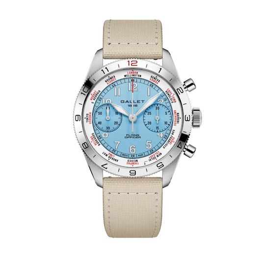 Horloge GALLET FLYING OFFICER CHRONOGRAPH 40 AG2301131C1W1 Horloge GALLET FLYING OFFICER CHRONOGRAPH 40 AG2301131C1W1