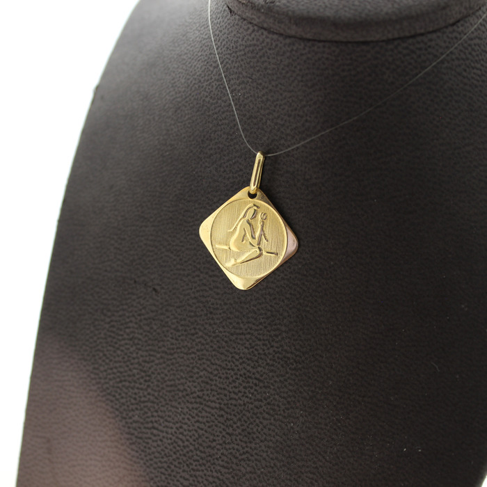 Hanger Horsoscope Maagd Geelgoud 18K Tweedehands 82501-3319 Juwelier Clem Vercammen.jpg