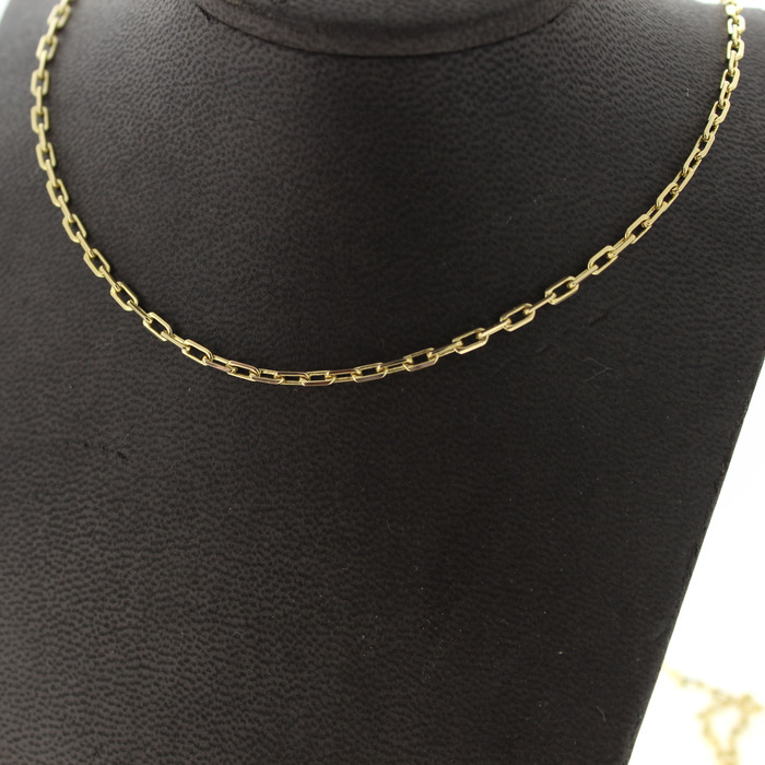 Ketting Forsa Schakel Geelgoud 18 Karaat Tweedehands 82508-2326 Juwelier Clem Vercammen.jpg