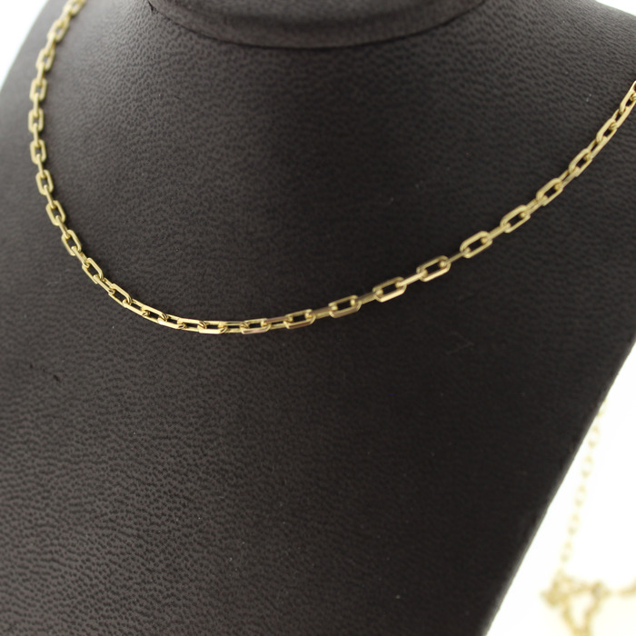 Ketting Forsa Schakel Geelgoud 18 Karaat Tweedehands 82508-2326 Juwelier Clem Vercammen.jpg