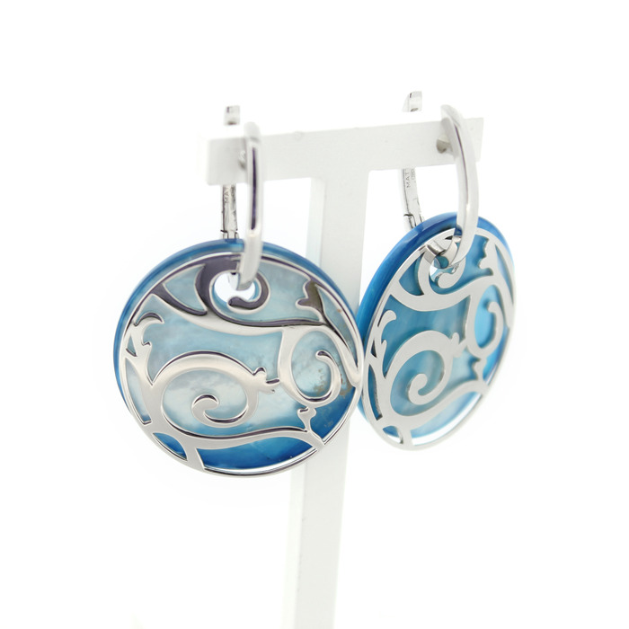 Oorbellen Mattioli Siriana Witgoud 18K Kleurplaatjes Tweedehands 4847-3305 Juwelier Clem Vercammen.jpg