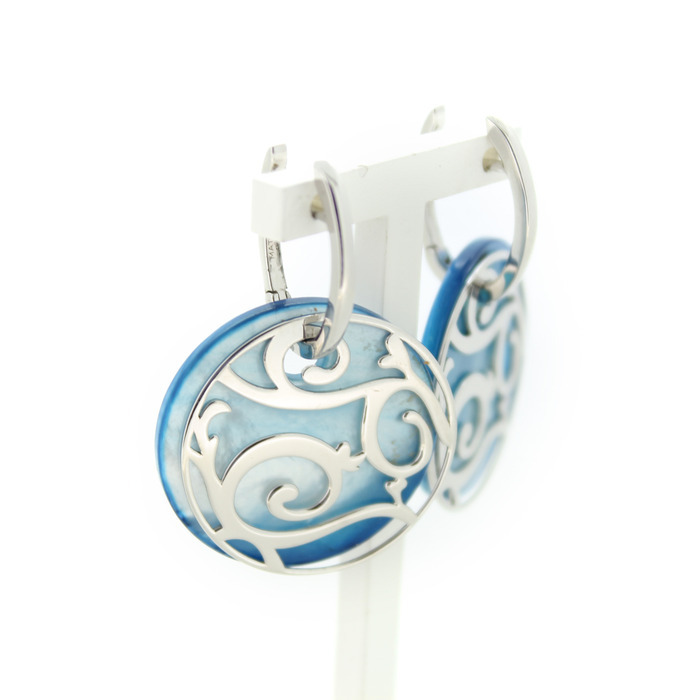 Oorbellen Mattioli Siriana Witgoud 18K Kleurplaatjes Tweedehands 4847-3305 Juwelier Clem Vercammen.jpg