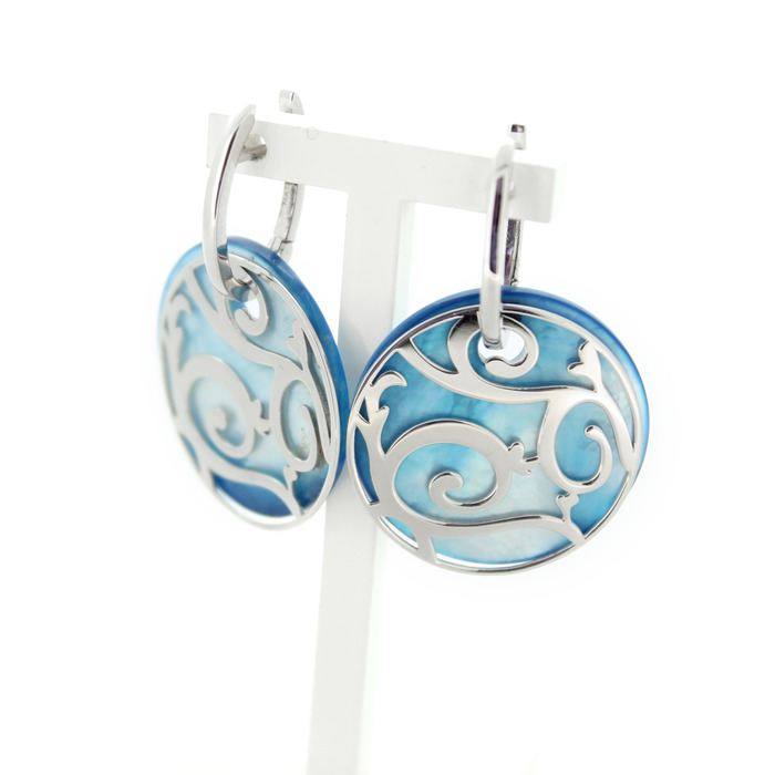 Oorbellen Mattioli Siriana Witgoud 18K Kleurplaatjes Tweedehands 4847-3305 Juwelier Clem Vercammen.jpg
