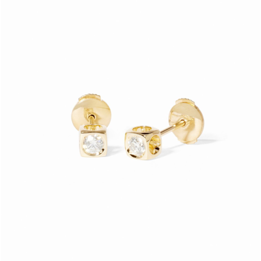 Juweel Dinh Van earrings Le Cube 808111 Juweel Dinh Van earrings Le Cube 808111