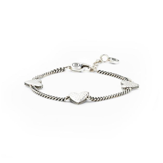 Juweel BUDDHA TO BUDDHA 548 BRACELET ESSENTIAL MULTI HEART SILVER Juweel BUDDHA TO BUDDHA 548 BRACELET ESSENTIAL MULTI HEART SILVER