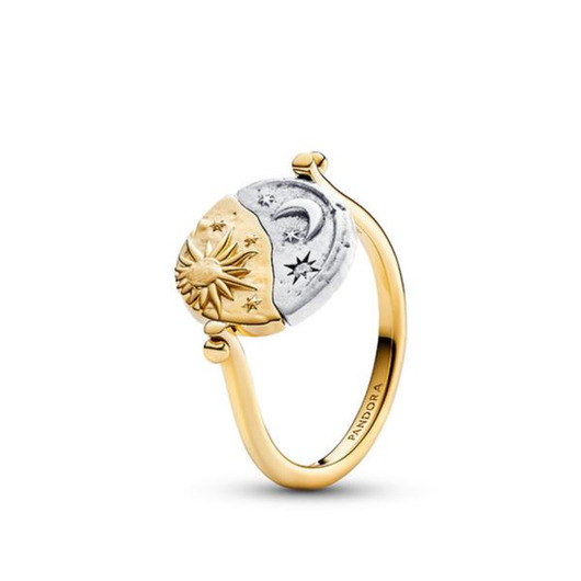 Juweel PANDORA SUN AND MOON SPINABLE RING 164810C01 Juweel PANDORA SUN AND MOON SPINABLE RING 164810C01