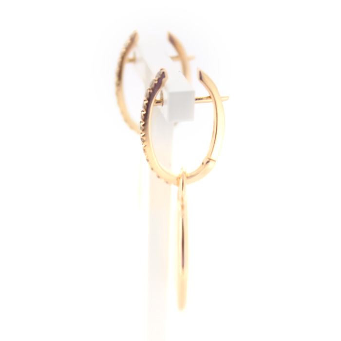 Mattioli Oorbellen Puzzle Nacre Briljanten bruin Rosegoud 18K Tweedehands 6075-3056 Juwelier Clem Vercammen.jpg
