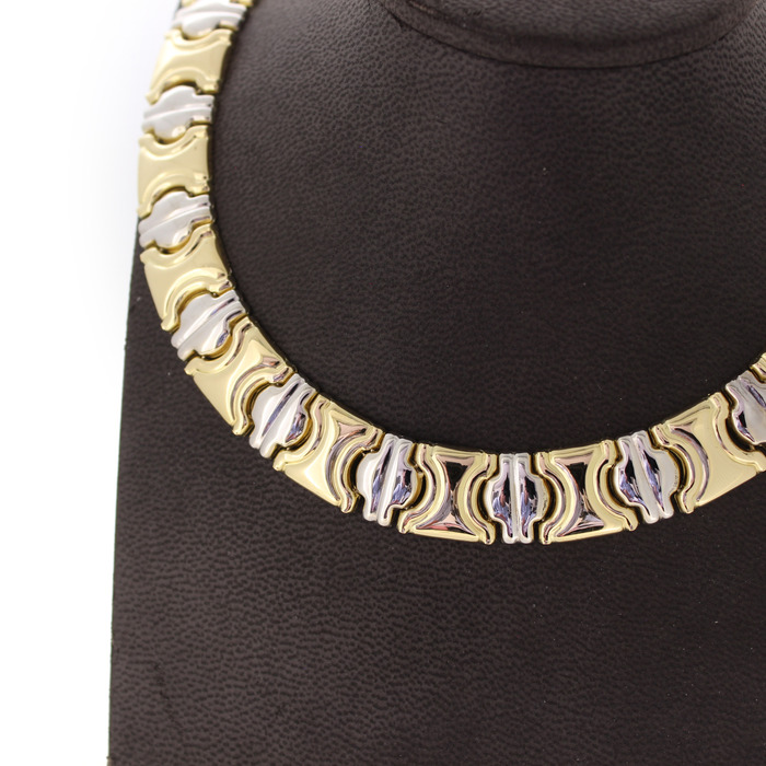 Collier Bicolor Wit Geelgoud 18K TWeedehands 5957-3353 Juwelier Clem Vercammen.jpg