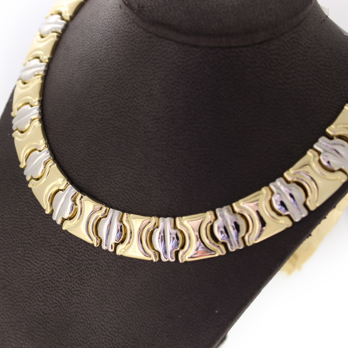 Collier Bicolor Wit Geelgoud 18K TWeedehands 5957-3353 Juwelier Clem Vercammen.jpg