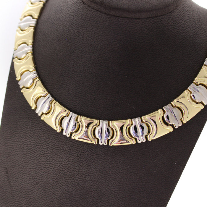 Collier Bicolor Wit Geelgoud 18K TWeedehands 5957-3353 Juwelier Clem Vercammen.jpg