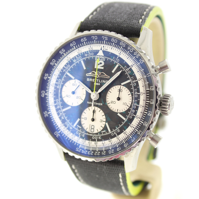 Breitling Navitimer Aston Martin Aramco Formula One Team Eb01381A1B1X1 Tweedehands 6110-2142 Juwelier Clem Vercammen.jpg