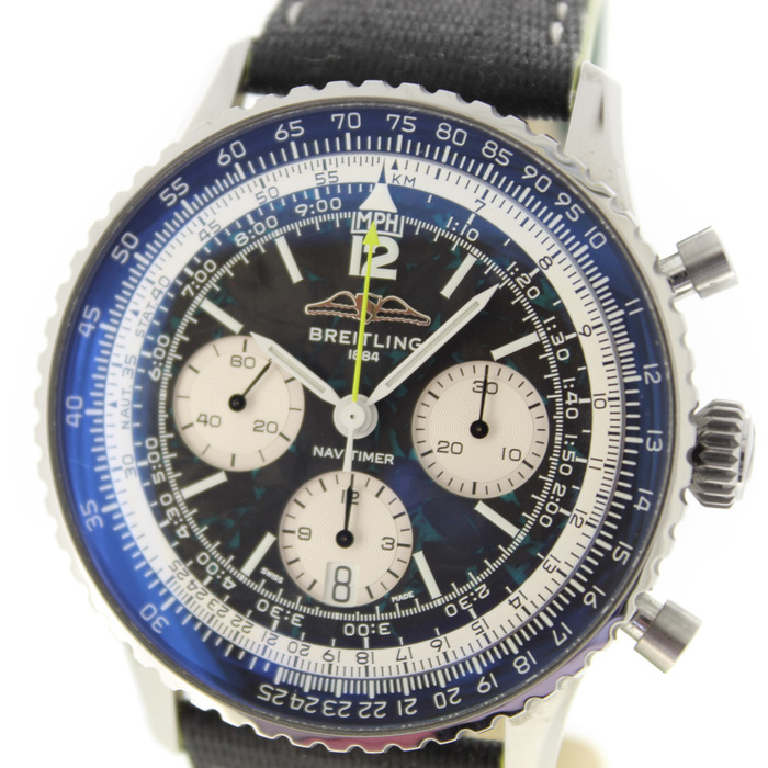 Breitling Navitimer Aston Martin Aramco Formula One Team Eb01381A1B1X1 Tweedehands 6110-2142 Juwelier Clem Vercammen.jpg