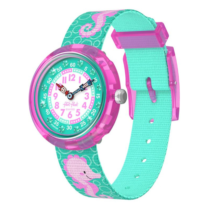 278411 01 Flik Flak Bubbly Seahorse FBNP256 Juwelier Clem Vercammen.jpg