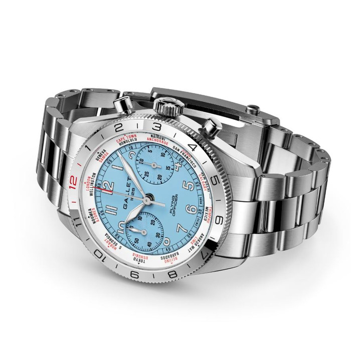 278465 01 Gallet Flying Officer Chronograph 40 AG2301131C1A1 Juwelier Clem Vercammen.jpg