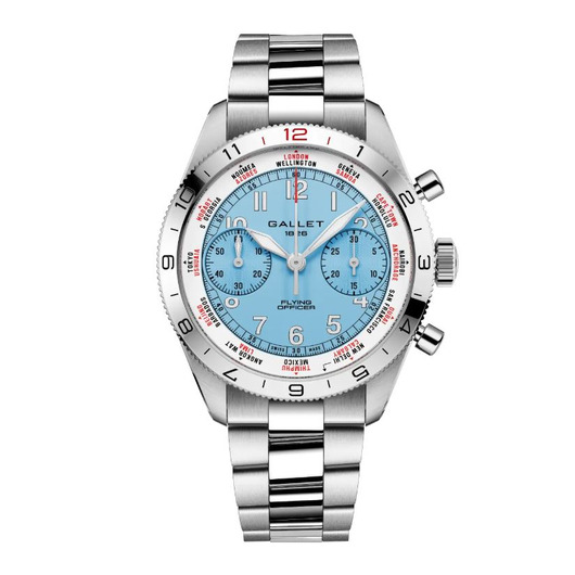 Horloge GALLET FLYING OFFICER CHRONOGRAPH 40 AG2301131C1A1 88888 Horloge GALLET FLYING OFFICER CHRONOGRAPH 40 AG2301131C1A1 88888