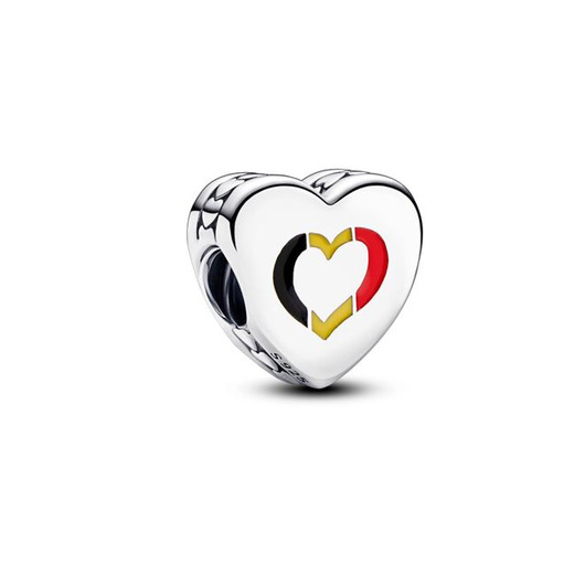 Juweel PANDORA BELGIUM FLAG HEART 792015_E062 88888 Juweel PANDORA BELGIUM FLAG HEART 792015_E062 88888