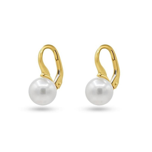 Juweel BUFFILOR CREOLEN GEEL GOUD PARELS 06B0667G Juweel BUFFILOR CREOLEN GEEL GOUD PARELS 06B0667G