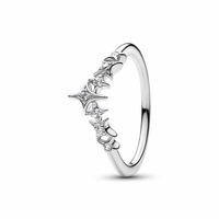 Juweel PANDORA TIARA STAR PLATINUM-PLATED RING 134946C01 88888 Juweel PANDORA TIARA STAR PLATINUM-PLATED RING 134946C01 88888