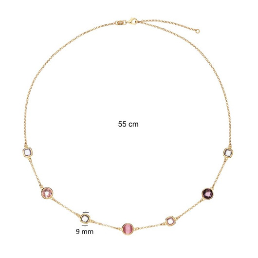 Juweel GLOW COLLIER PINK LILAC 55CM 102.8621.55 Juweel GLOW COLLIER PINK LILAC 55CM 102.8621.55