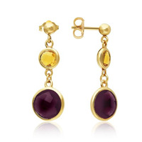 Juweel GLOW OORSTEKERS YELLOW PURPLE 106.8609.00 Juweel GLOW OORSTEKERS YELLOW PURPLE 106.8609.00