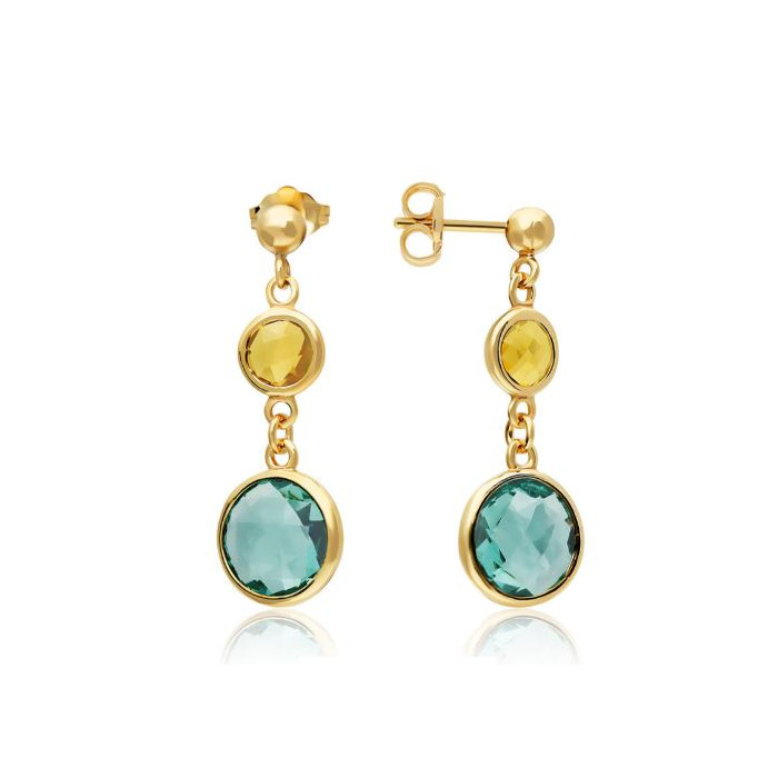277809 01 Glow Oorstekers Yellow Blue 106-8609-01 Juwelier Clem Vercammen.jpg