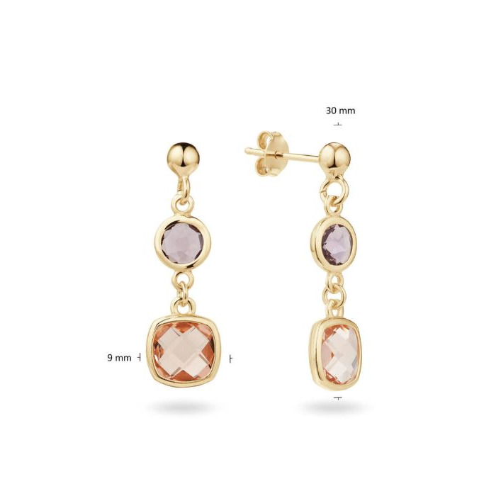 277816 01 Glow Oorstekers Purple Champagne 106-8629-00 Juwelier Clem Vercammen.jpg
