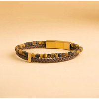Juweel GEMINI LEO BROWN BRACELET R22 88888 Juweel GEMINI LEO BROWN BRACELET R22 88888