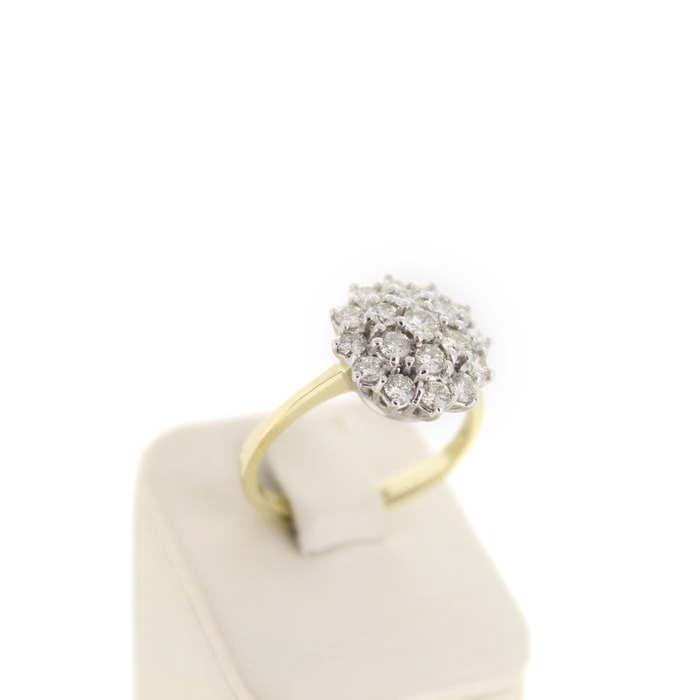 Ring Bicolor Wit-Geelgoud 18K Briljanten Tweedehands 6539-3372 Juwelier Clem Vercammen.jpg