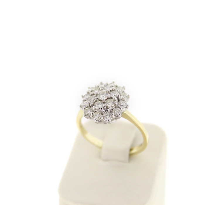 Ring Bicolor Wit-Geelgoud 18K Briljanten Tweedehands 6539-3372 Juwelier Clem Vercammen.jpg