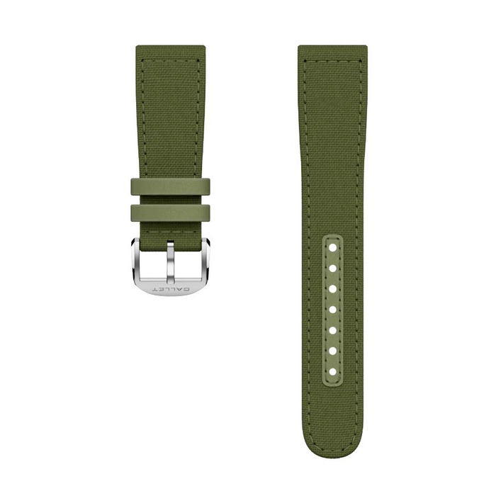 278176 01 Gallet Strap 162W Green Military 20-18 Juwelier Clem Vercammen.jpg