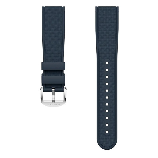 GALLET Rubber strap blue 382S - 20-18 GALLET Rubber strap blue 382S - 20-18