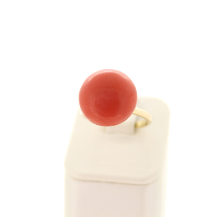 Set Van Collier Ring Oorbellen Geelgoud 18K Koraal Tweedehands 6751-3374 Juwelier Clem Vercammen.jpg