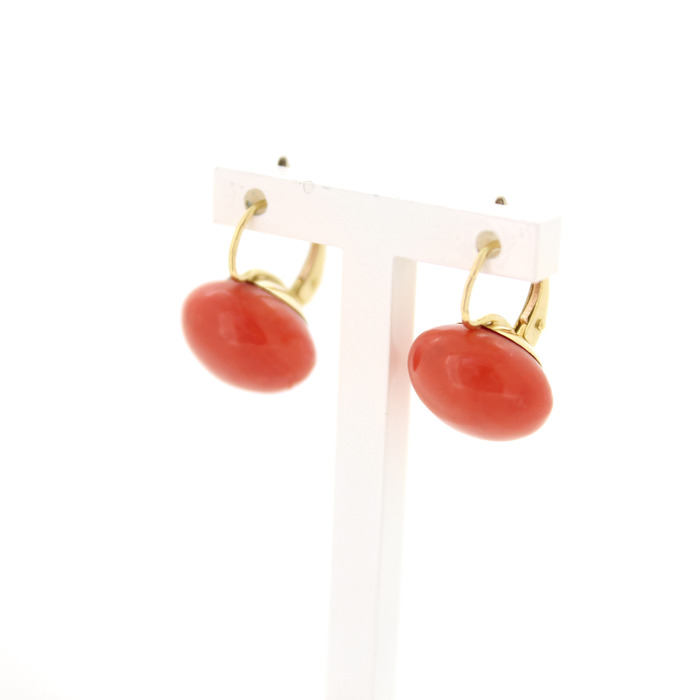 Set Van Collier Ring Oorbellen Geelgoud 18K Koraal Tweedehands 6751-3374 Juwelier Clem Vercammen.jpg