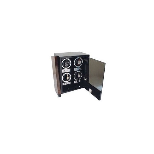 Horloge Watchwinder four watches Ebbenhout 0811186