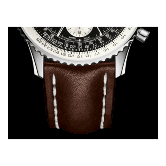 Horloge Breitling Strap - Kalfsleder Donker bruin voor plooislot 438X 22/20 mm
