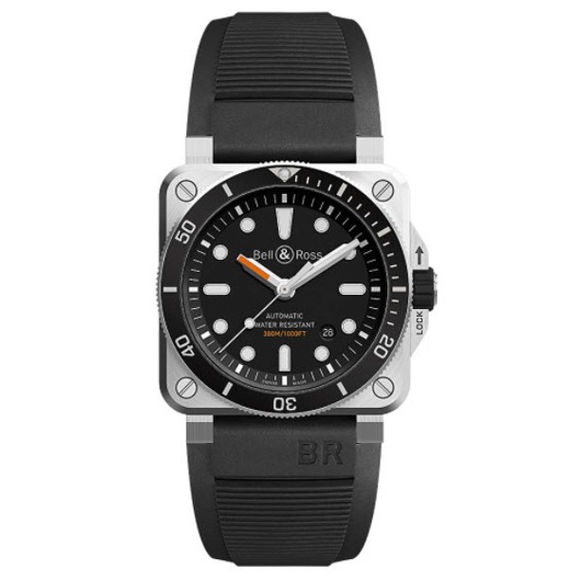 Horloge Bell & Ross BR 03-92 Diver Black BR0392-D-BL-ST/SRB